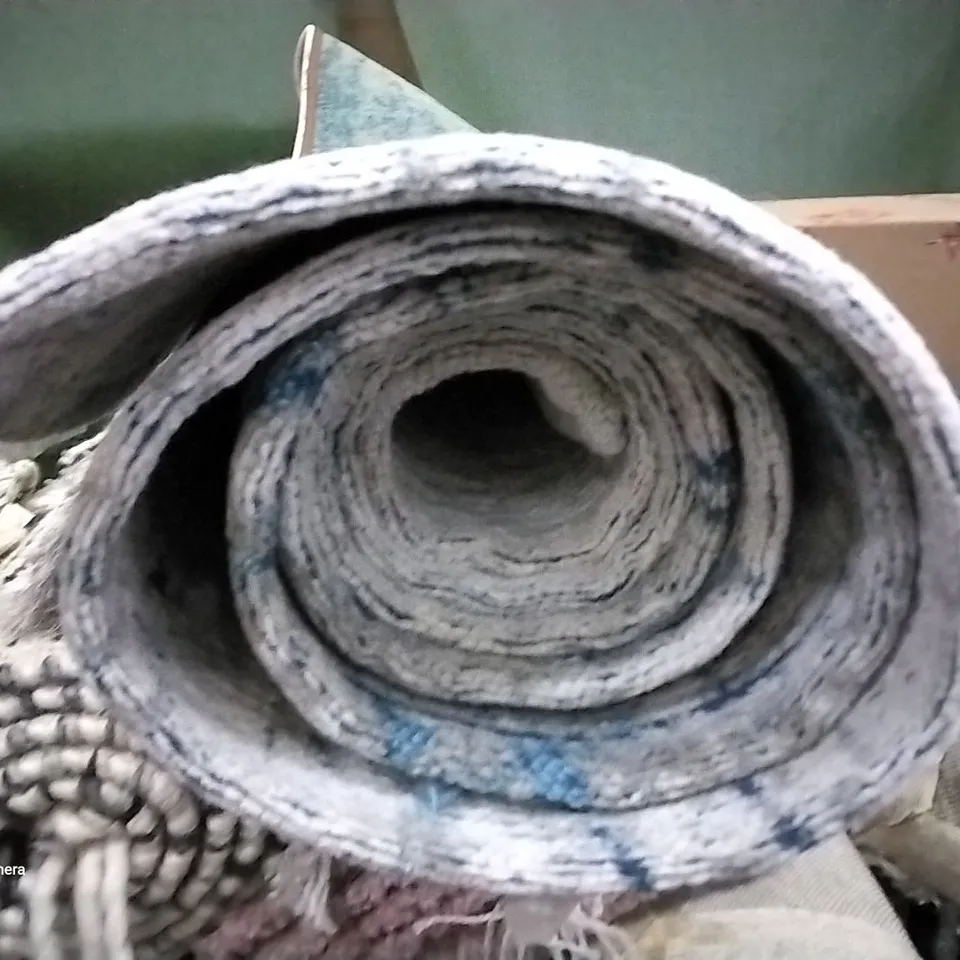 QUALITY GREY/BLUE RUG 160×230CM