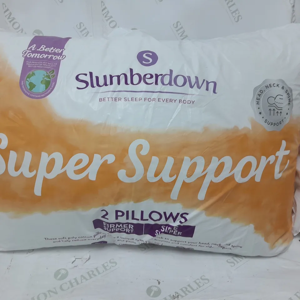 SLUMBERDOWN SUPER SUPPORT 2 PILLOWS