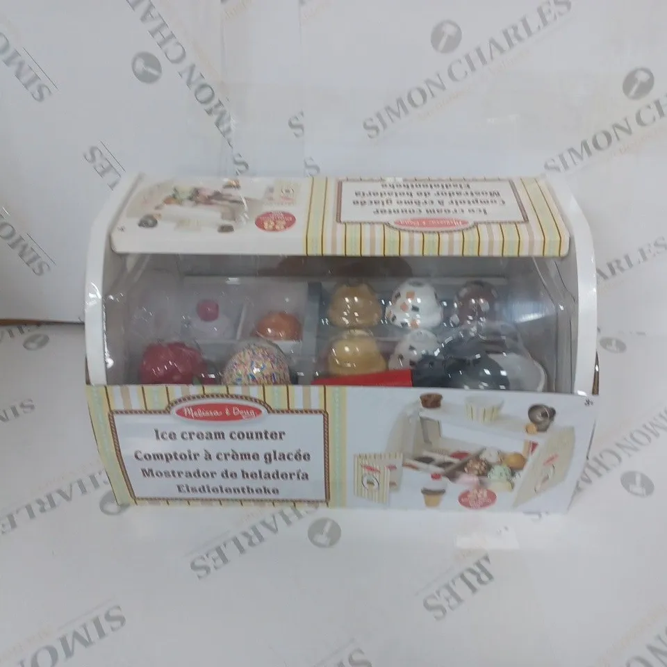 MELISSA AND DOUG ICE CREAM COUNTER