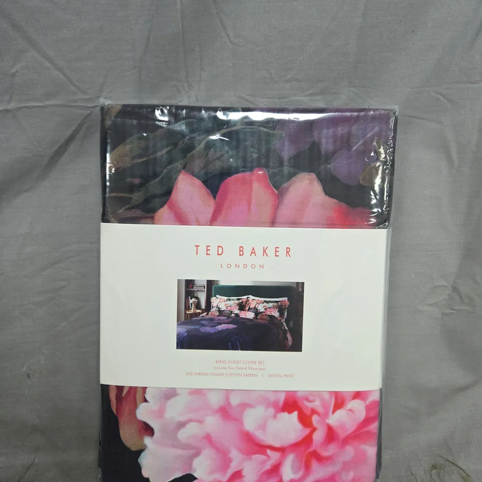 TED BAKER LONDON KING DUVET COVER SET 