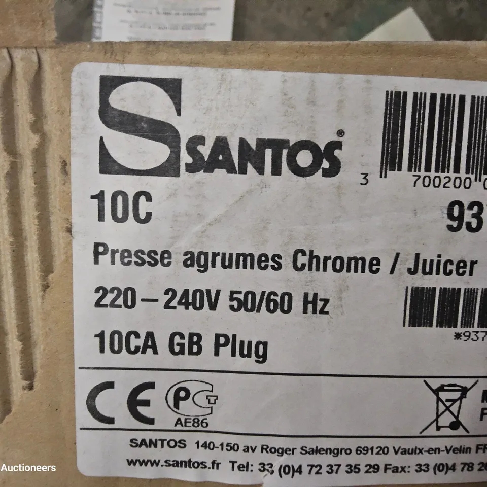 BOXED SANTOS CHROME JUICER 10C