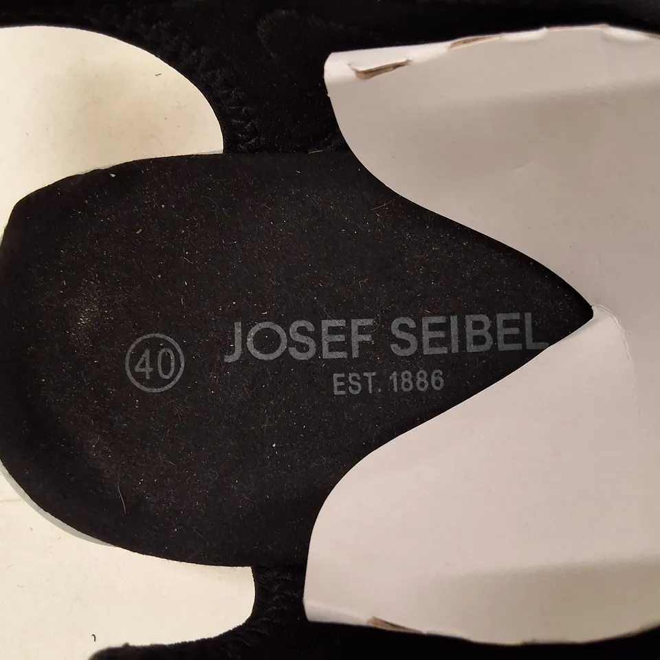JOSEF SEIBEL SANDALS – UK 7 (EU 40) MULTICOLOUR LEATHER STRAPS