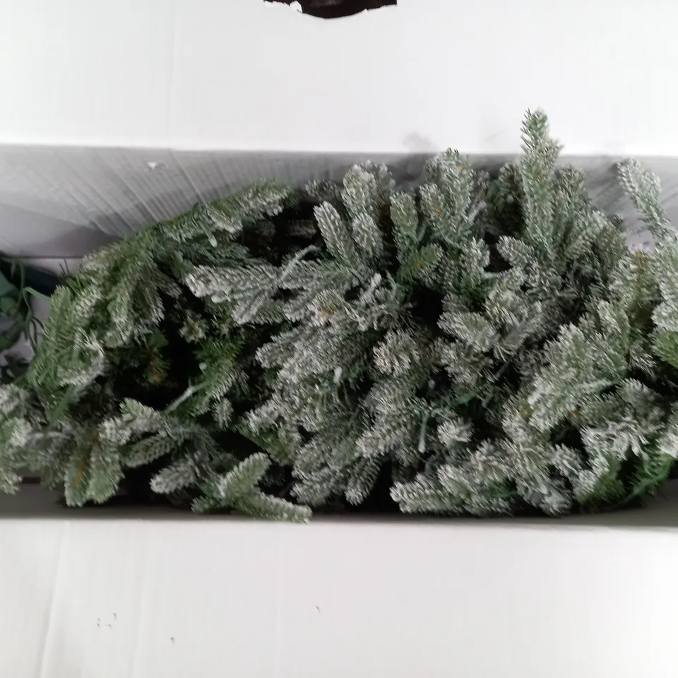 SANTA'S BEST PRE-LIT SNOW KISSED AUBURN CHRISTMAS TREE 4FT - COLLECTION ONLY