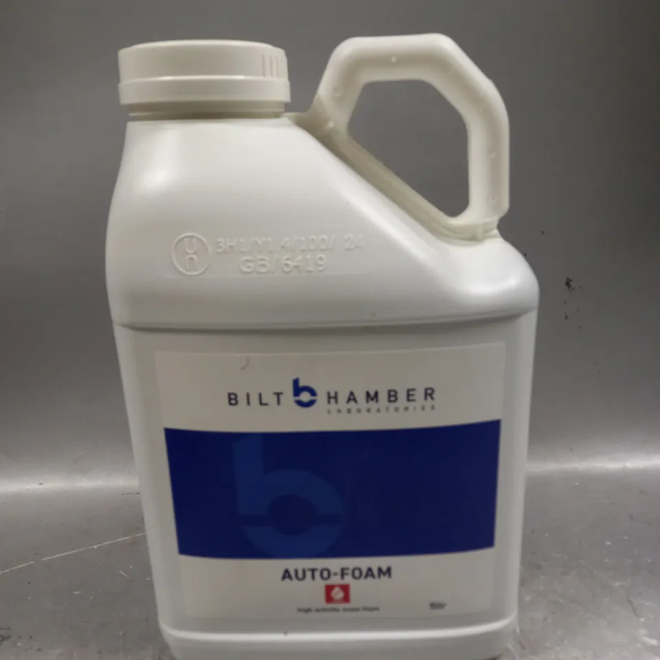 SEALED BILT HAMBER AUTO FOAM HIGH ACTIVITY SNOW FOAM VEHICLE CLEANER - 5L - COLLECTION ONLY 