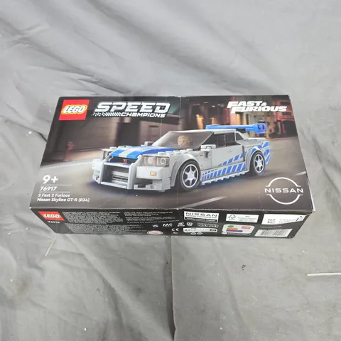 BOXED LEGO SPEED CHAMPION FAST AND FURIOUS - 2 FAST 2 FURIOUS NISSAN SKYLINE GT-R - 76917