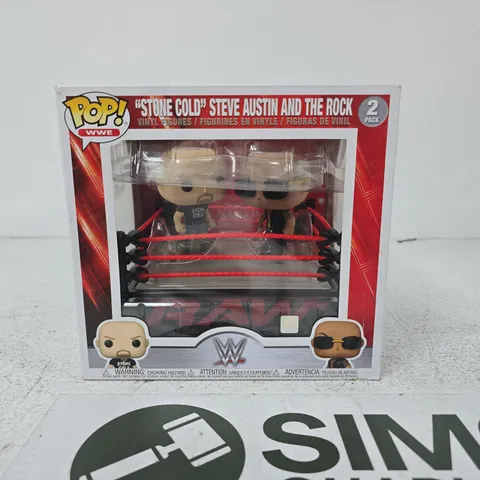 FUNKO POP! WWE STONE COLD STEVE AUSTIN & THE ROCK 2-PACK