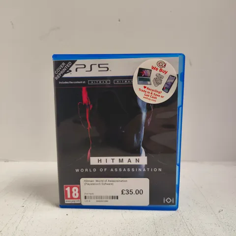 HITMAN WORLD OF ASSASSINATION PLAYSTATION 5 VIDEO GAME