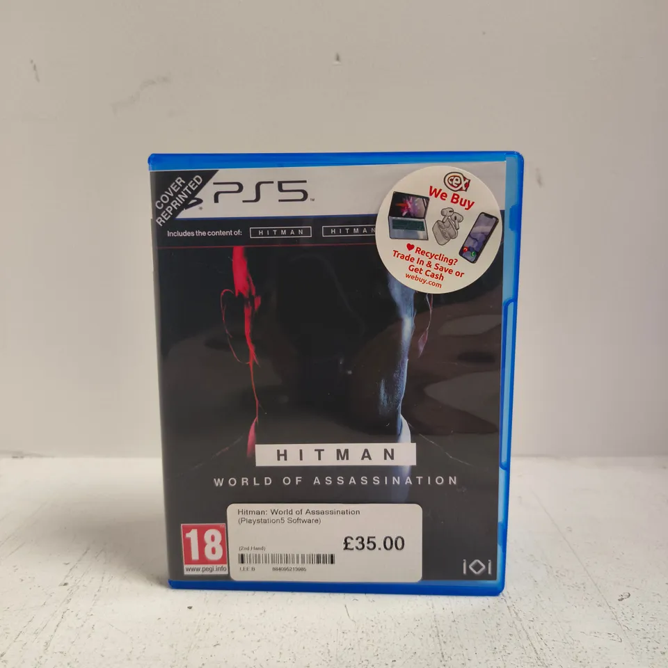 HITMAN WORLD OF ASSASSINATION PLAYSTATION 5 VIDEO GAME