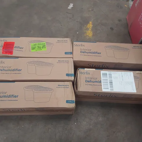 LOT OF APPROXIMATELY 15x STERLIX INTERIOR DEHUMIDIFIERS