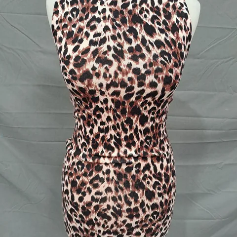ZARA DRESS IN ANIMAL PRINT SIZE EXTRA SMALL