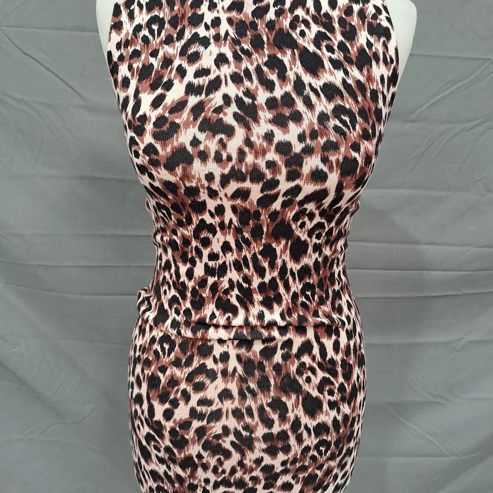 ZARA DRESS IN ANIMAL PRINT SIZE EXTRA SMALL