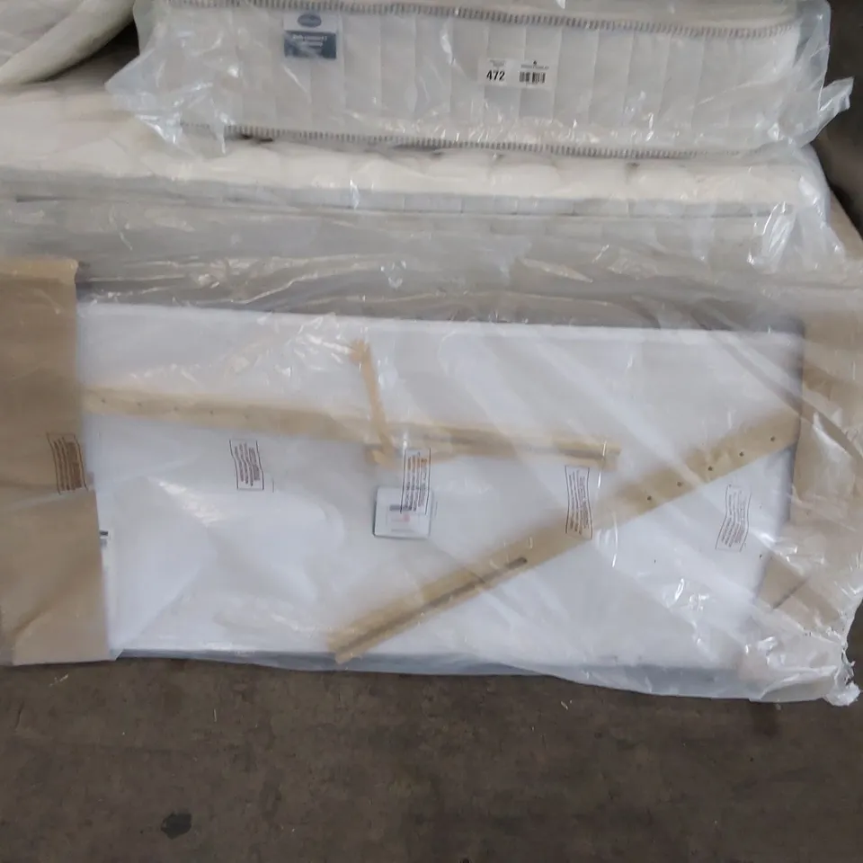 BAGGED 135CM SLATE GREY PARIS HEADBOARD (1 ITEM)