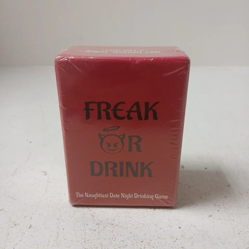 FREAK OR DRINK – THE NAUGHTYEST DATE NIGHT DRINKING GAME