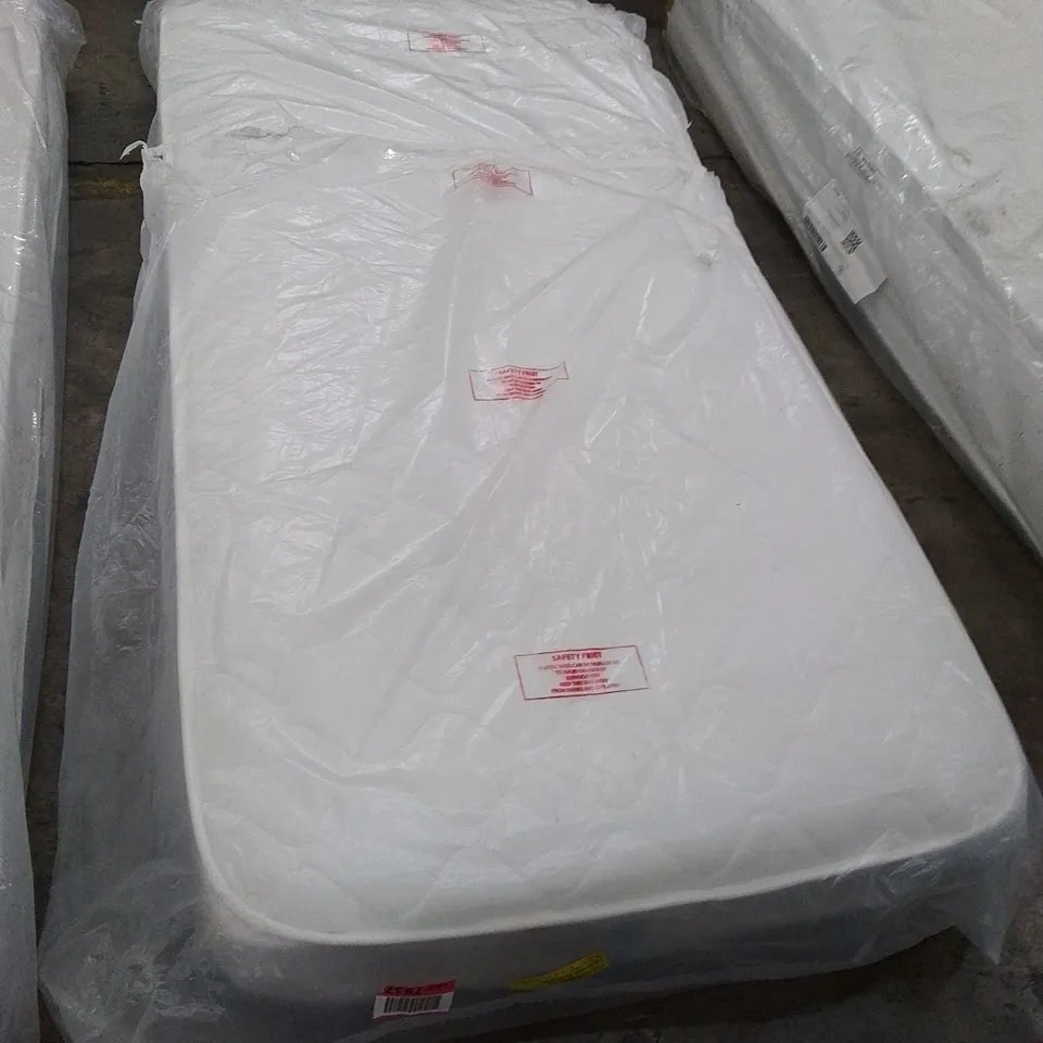 QUALITY BAGGED NAVE OPEN COIL SINGLE 3FT MATTRESS