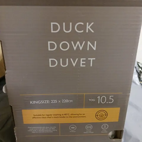 JOHN LEWIS NATURAL DUCK DOWN DUVET - KING 