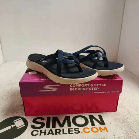 Skechers Go Walk Sandals – Navy (Boxed) uk 7