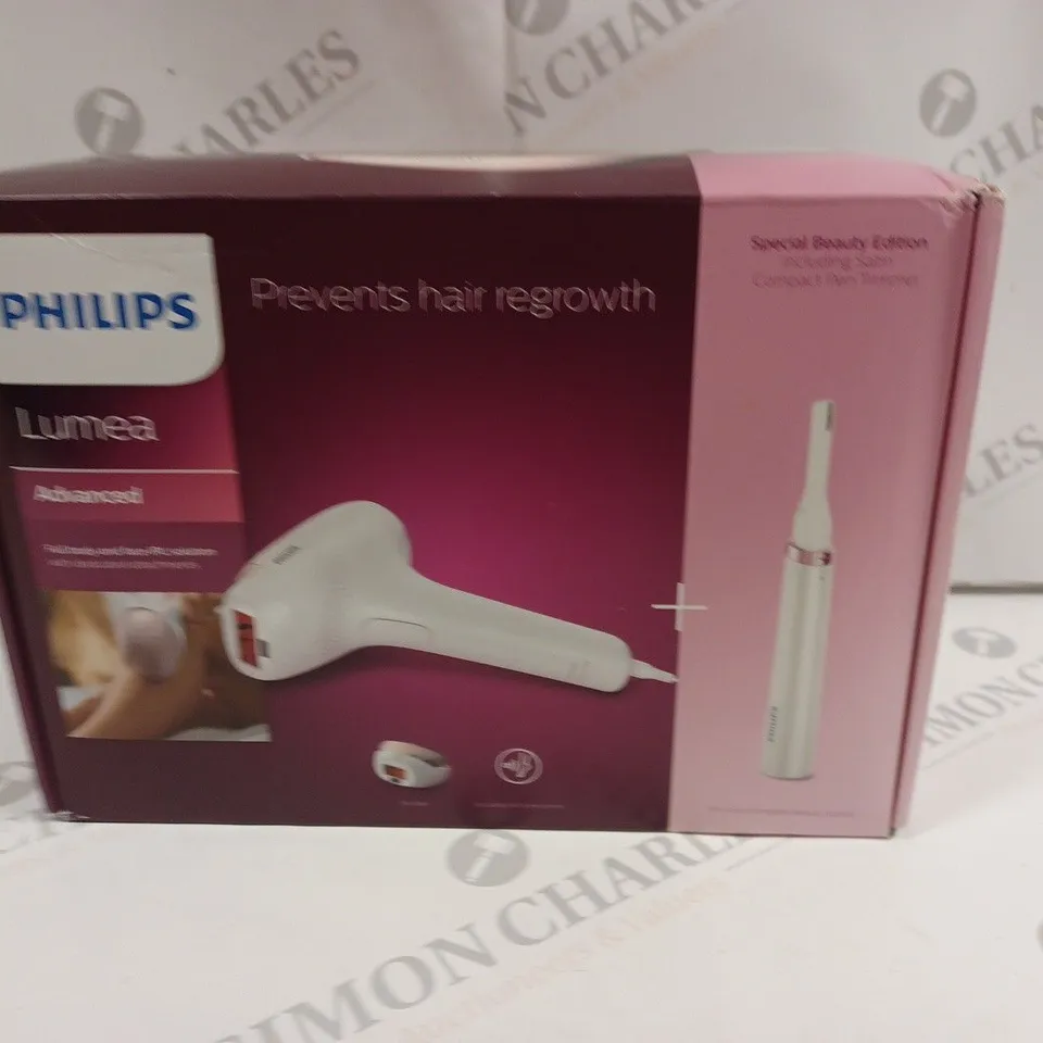 BOXED PHILIPS LUMEA ADVANCED HAIR REMOVAL SYSTEM