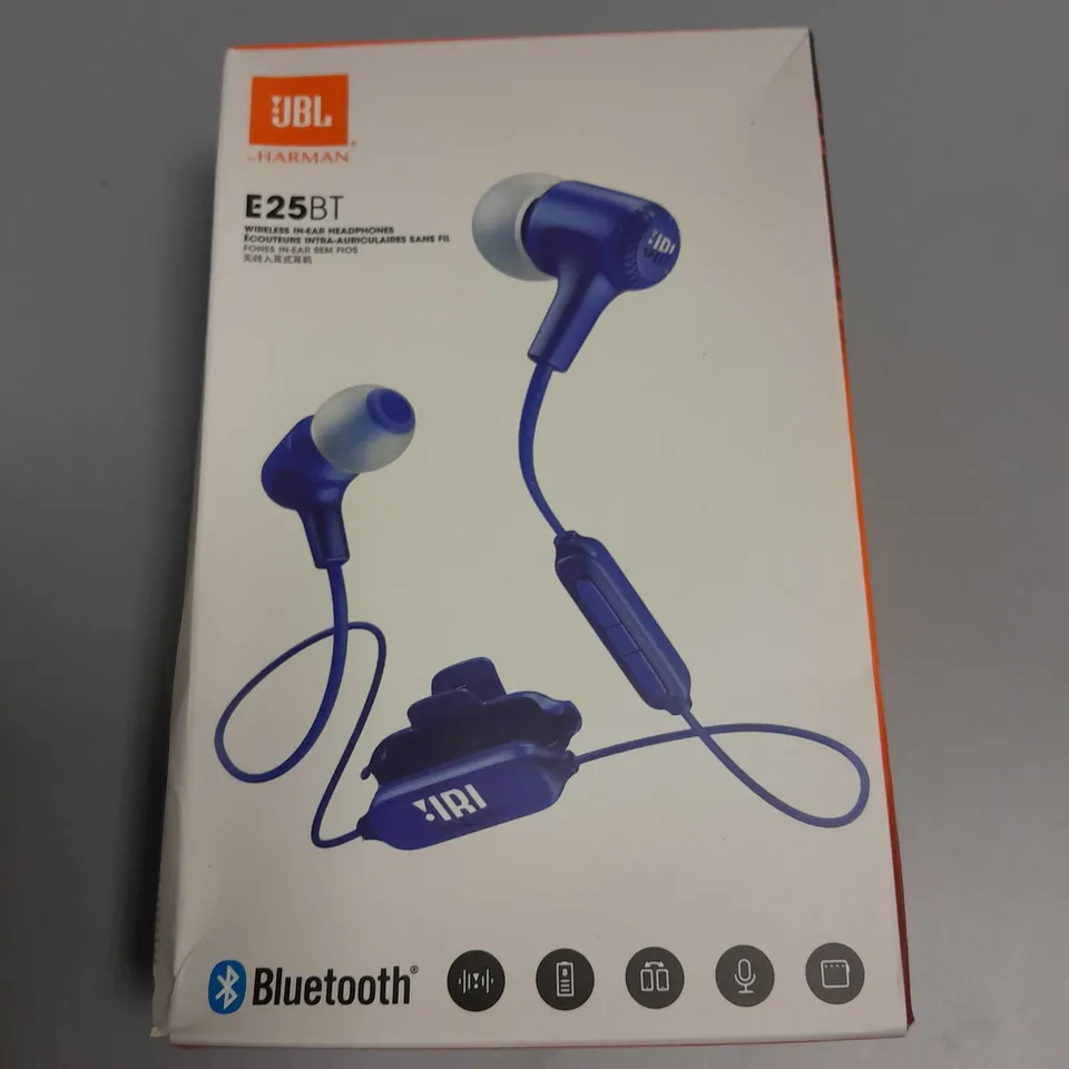 BOXED JBL E25BT WIRELESS IN-EAR HEADPHONES