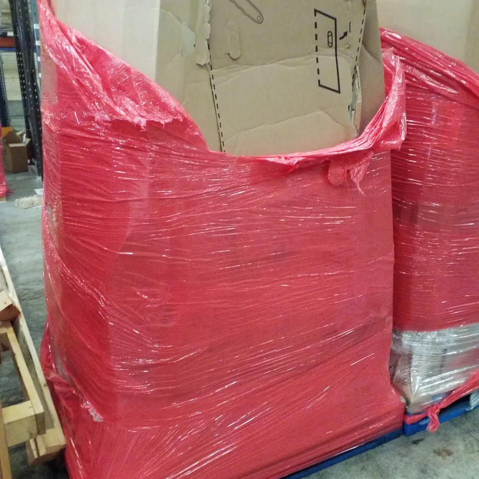 PALLET CONTAINING ASSORTED PRODUCTS INCLUDING POP UP TENTS, 5-TIER SHOE RACK & BIN
