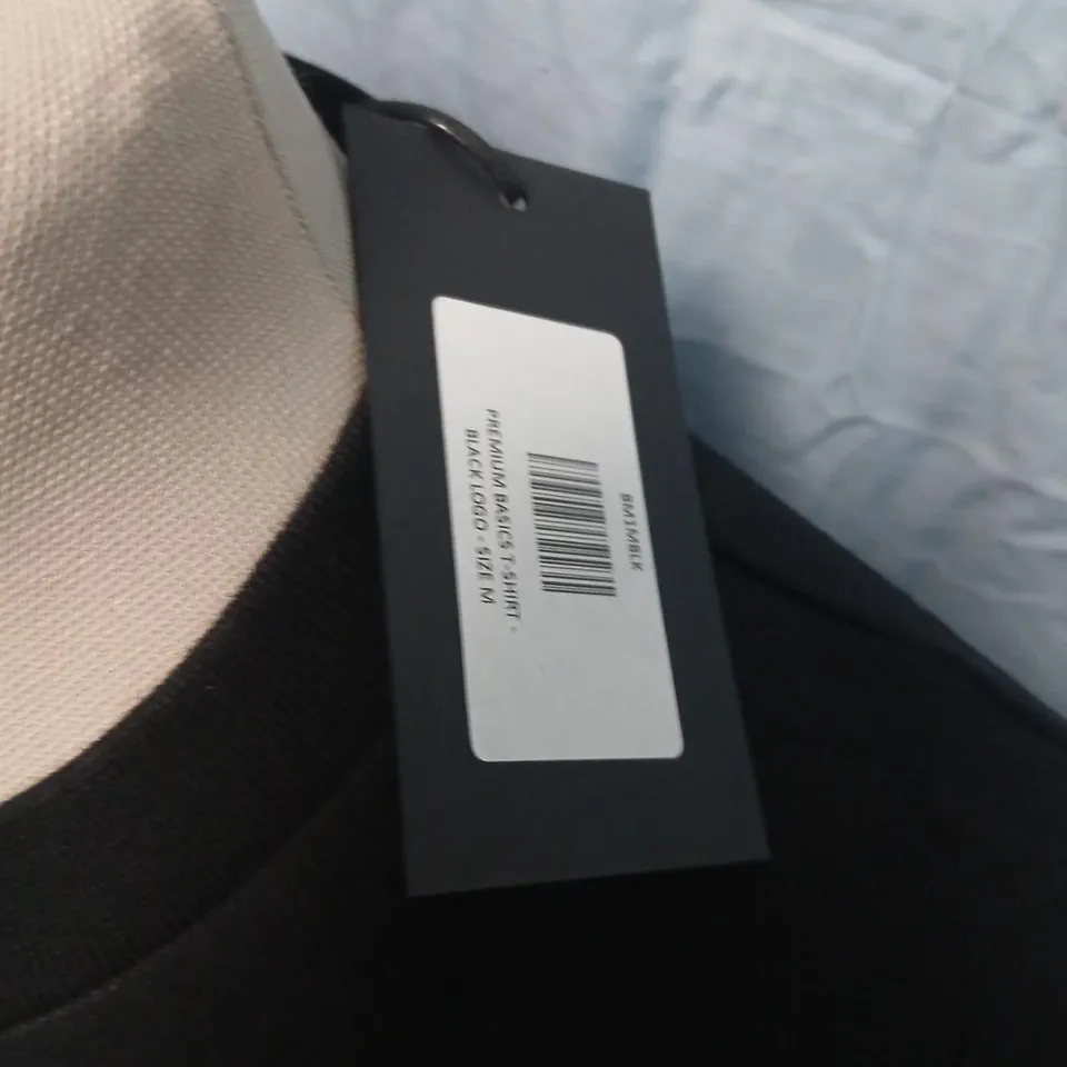 LEGEND BLACK T‑SHIRT WITH CHEST LOGO SIZE M