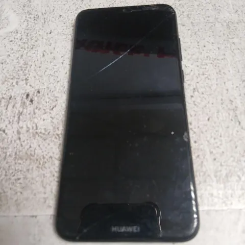 HUAWEI Y6 SMARTPHONE – BLACK, CRACKED SCREEN