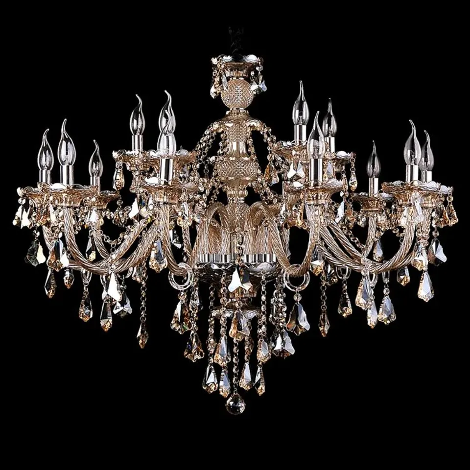 BOXED ALESSIO CRYSTAL CHANDELIER (1 BOX)