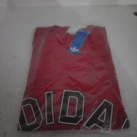 ADIDAS MESH VARSITY JERSEY – RED/BLACK, UK 2XL