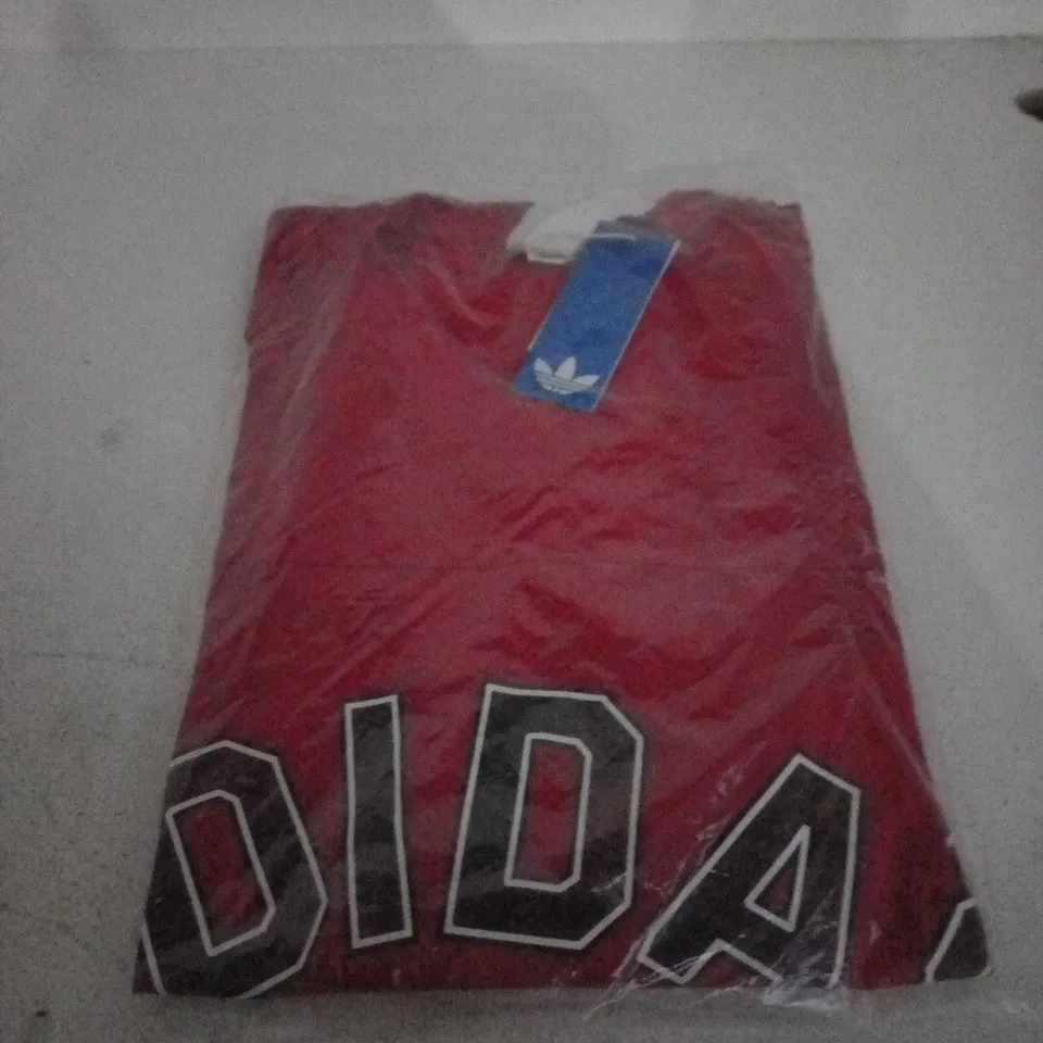 ADIDAS MESH VARSITY JERSEY – RED/BLACK, UK 2XL