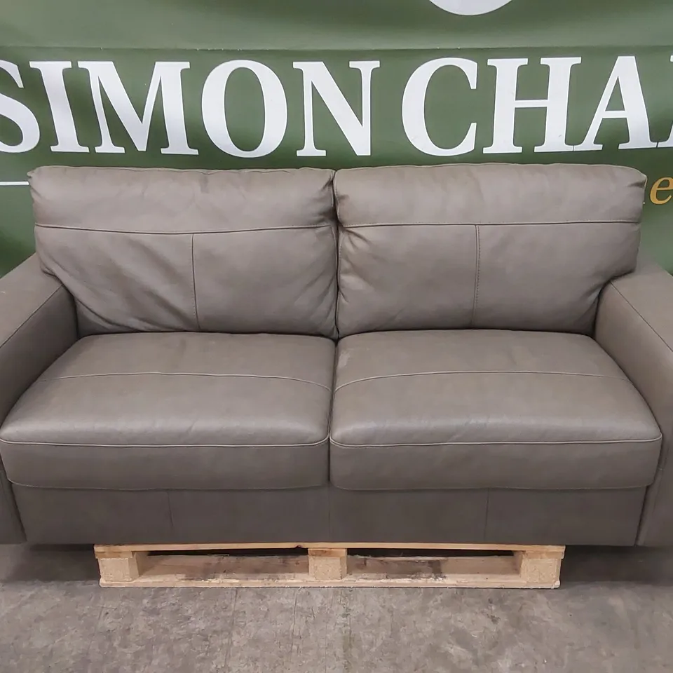 DESIGNER 3 SEATER FAUX LEATHER SOFA