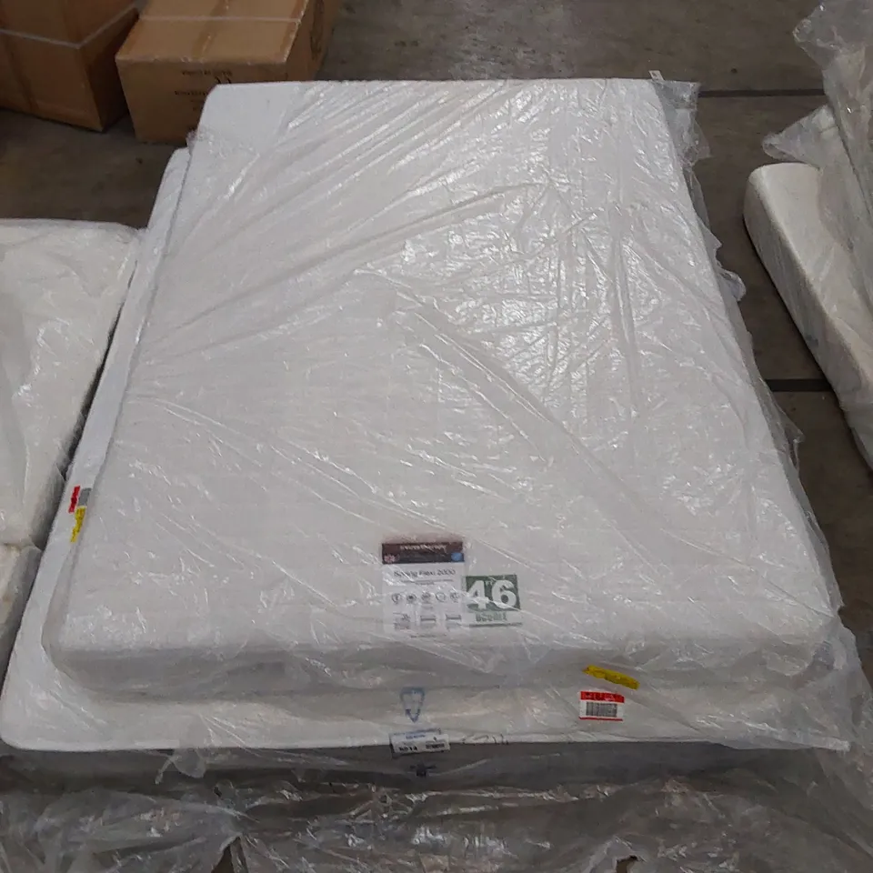 QUALITY BAGGED OPEN COIL 4'6" MATTRESS 