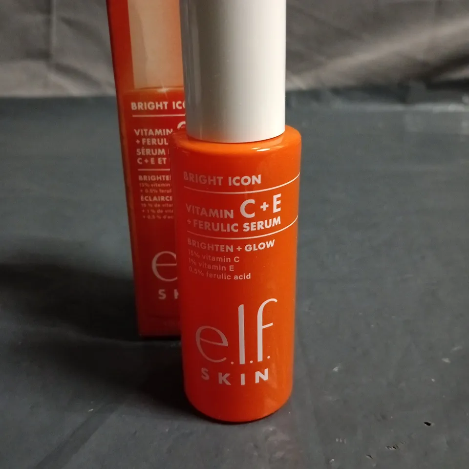 E.L.F. BRIGHT ICON VITAMIN C + E FERULIC SERUM – FACIAL SKIN CARE 30ML