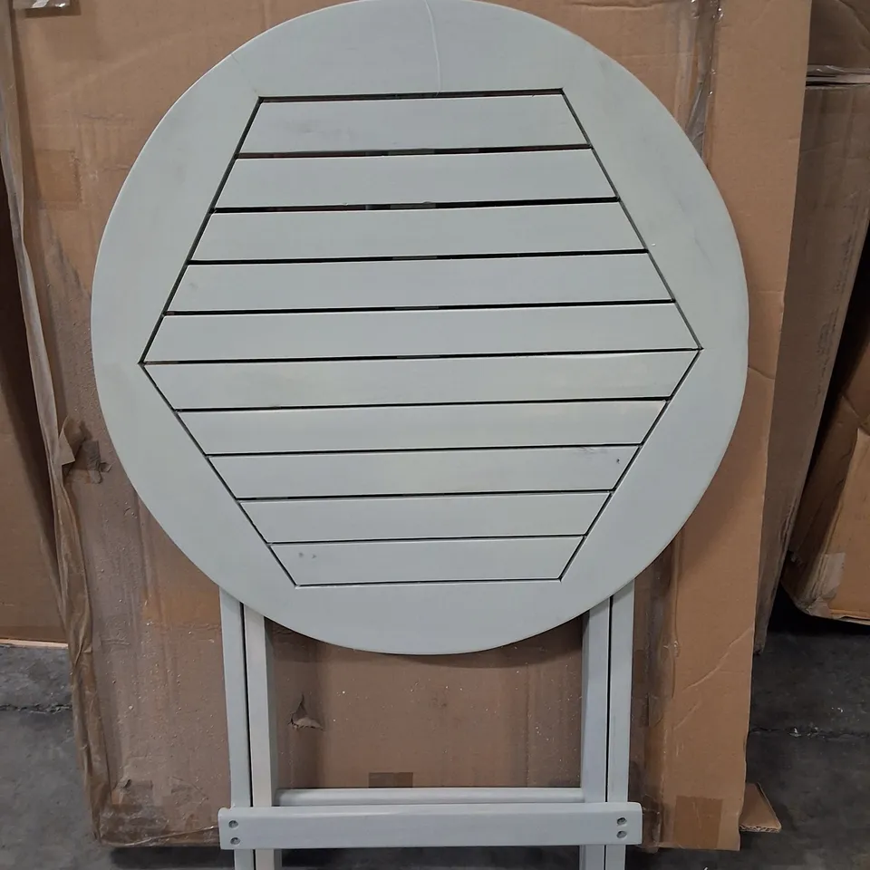 2-SEATER BISTRO TABLE IN WHITEWASH