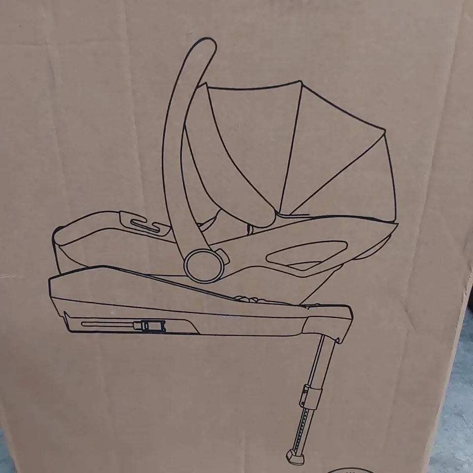 BOXED ICKLE BUBBA THE STATUS I-SIZE CAR SEAT AND BASE - BLACK