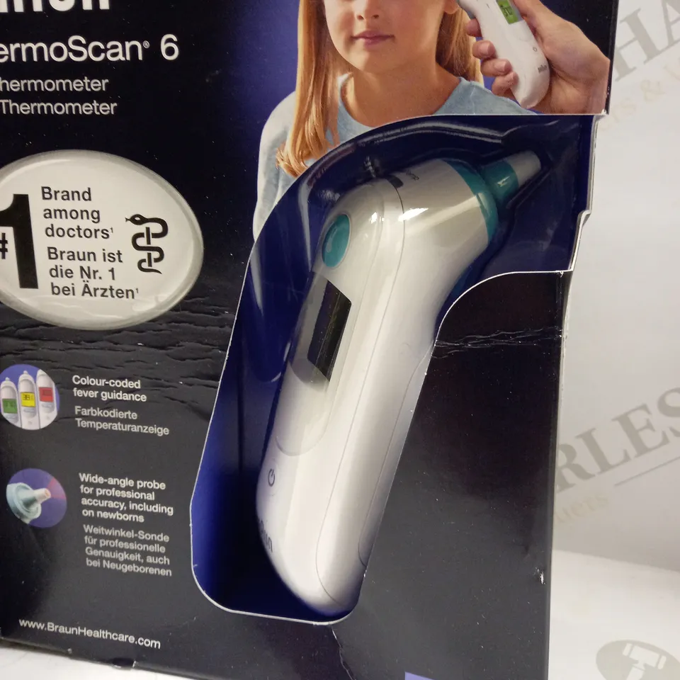 BRAUN THERMOSCAN 6 AND CARRY CASE BUNDLE