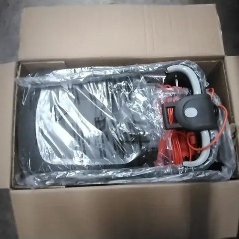 BOXED FLYMO EASISTORE 340R ELECTRIC WHEELED LAWNMOWER