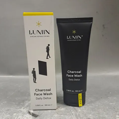 LUMIN DAILY DETOX CHARCOAL FACE WASH 100ML