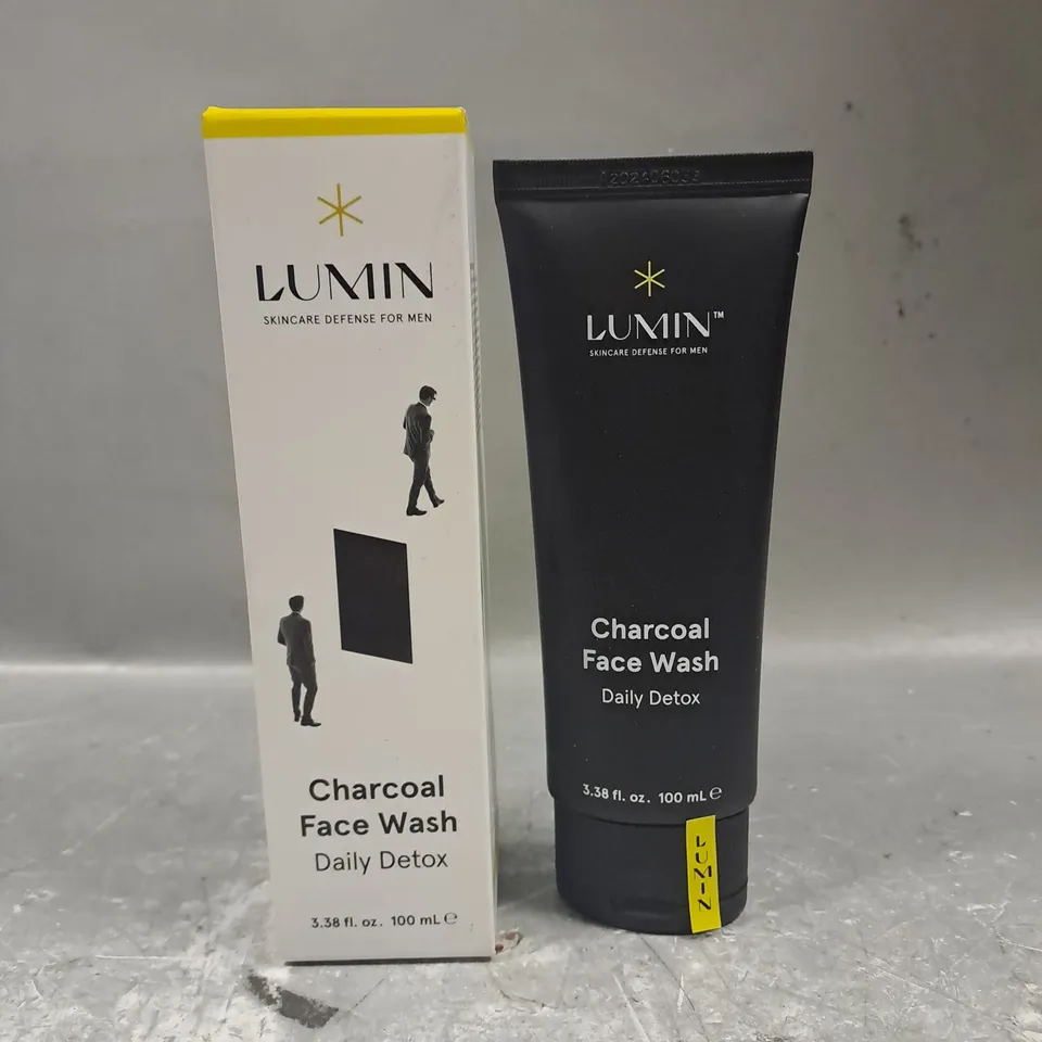 LUMIN DAILY DETOX CHARCOAL FACE WASH 100ML