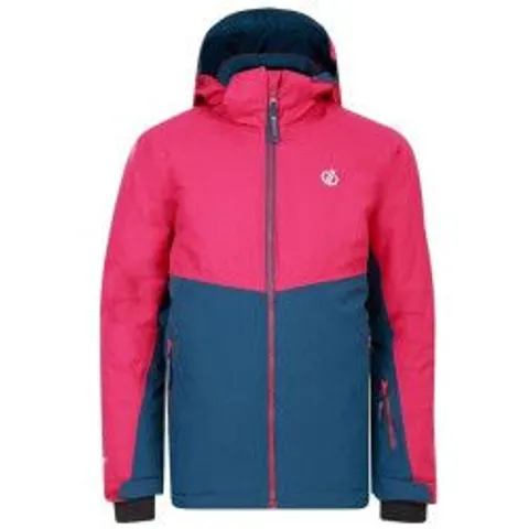 BRAND NEW DARE2B IMPOSE IV JACKET BERRY PINK/MOONLIGHT DENIM KIDS (DKP435-0M9) SIZE 14 YEARS