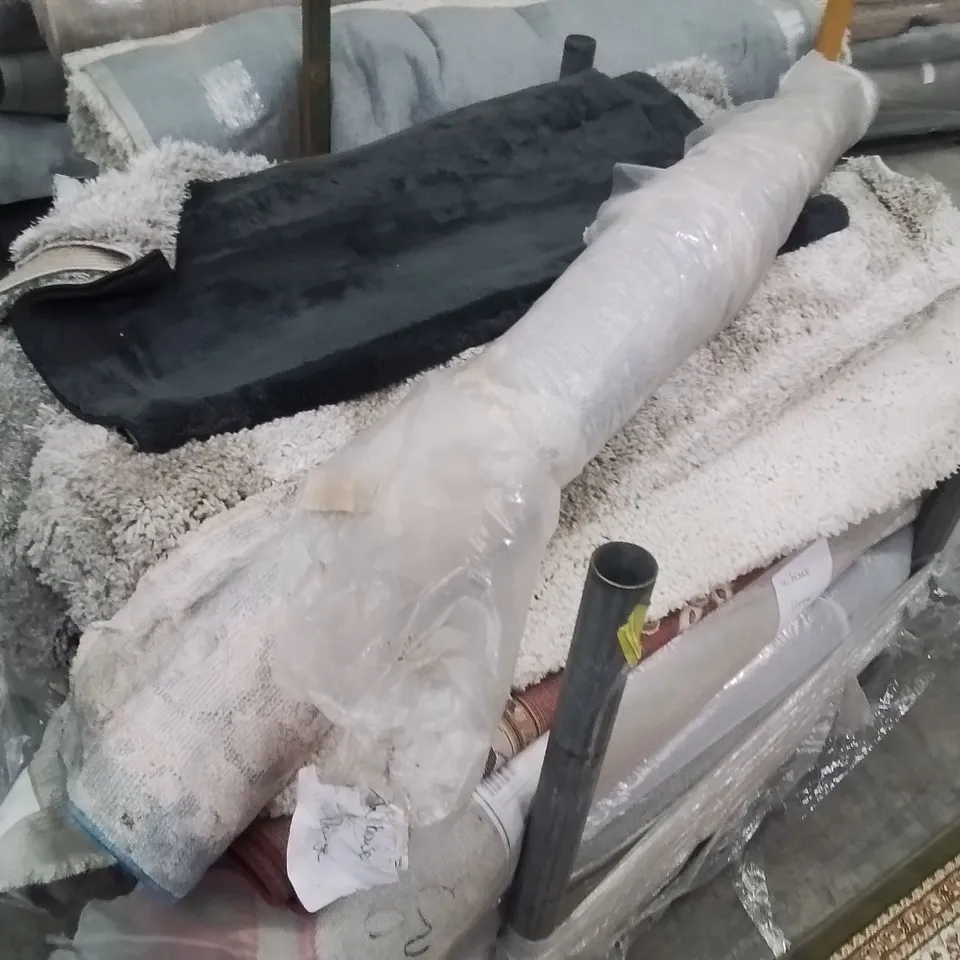 STILLAGE OF APPROXIMATELY 20 QUALITY DESIGNER RUGS