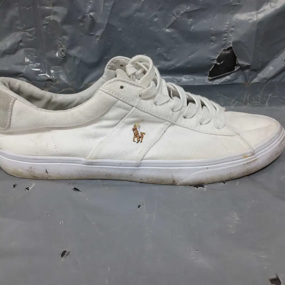 RALPH LAUREN POLO SAYER-NE TRAINERS WHITE SIZE 10