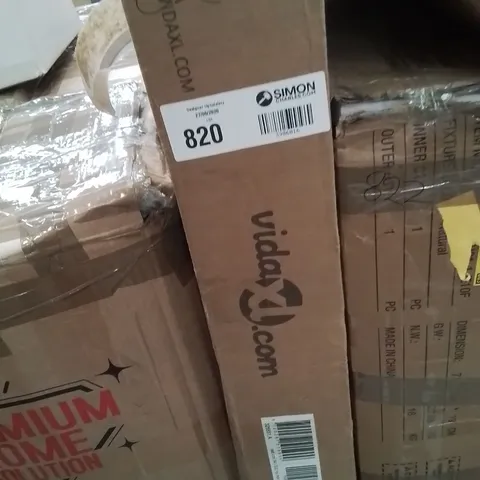 BOXED VIDAXL MDF RADIATOR COVER WHITE 205 CM (1BOX)