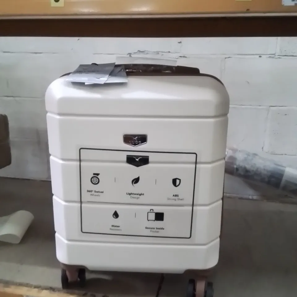 LUGG JETSET CABIN BAG CREAM&BROWN