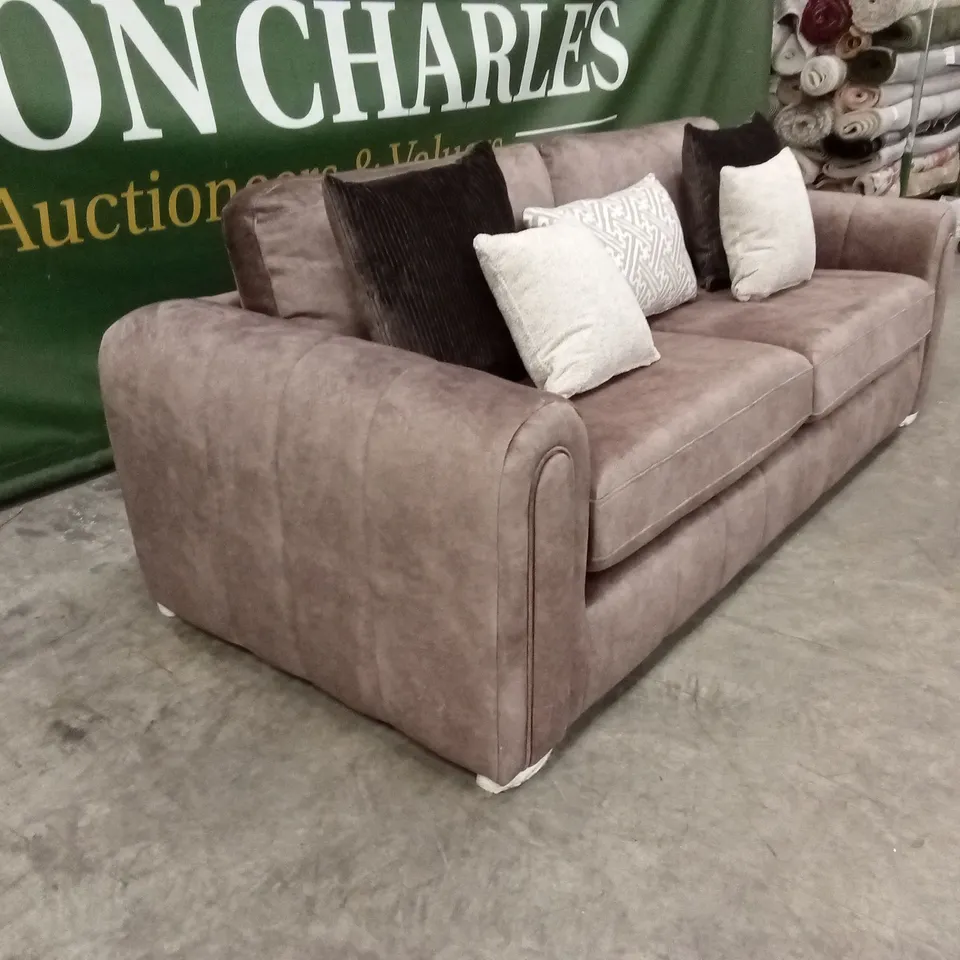 AMARA 3 SEATER SOFA - CHOCOLATE RRP £1249