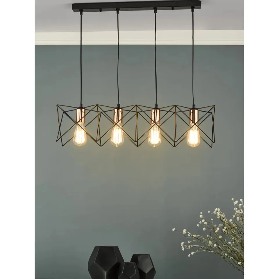 BOXED LUNORA 4- LIGHT PENDENT (1 BOX)