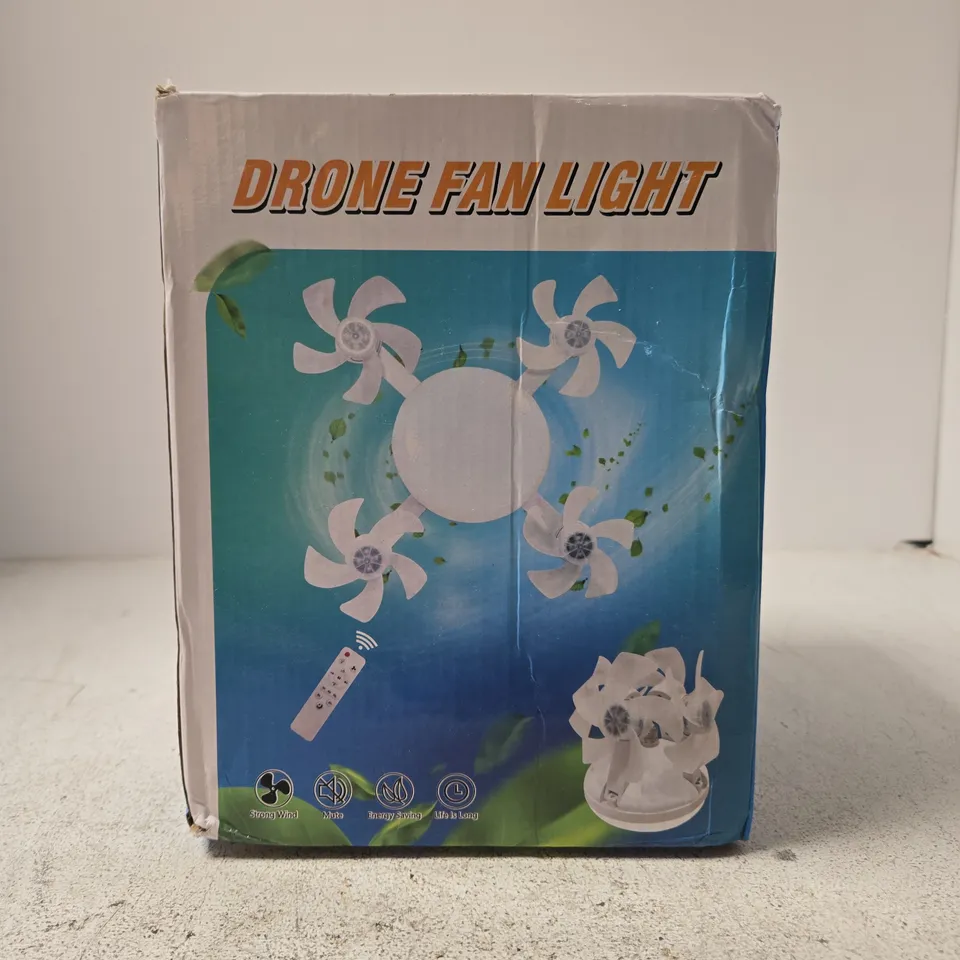 BOXED DRONE FAN LIGHT