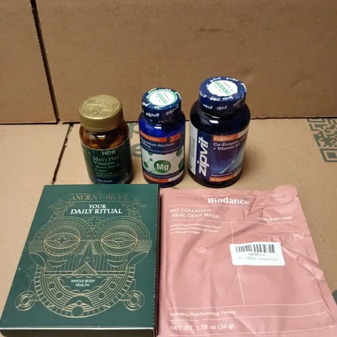 APPROXIMATELY 15 ASSORTED VITAMIN/HEALTH AID PRODUCTS TO INCLUDE BIODANCE, DAILY RITUAL, HAIR VITAMINS ETC 