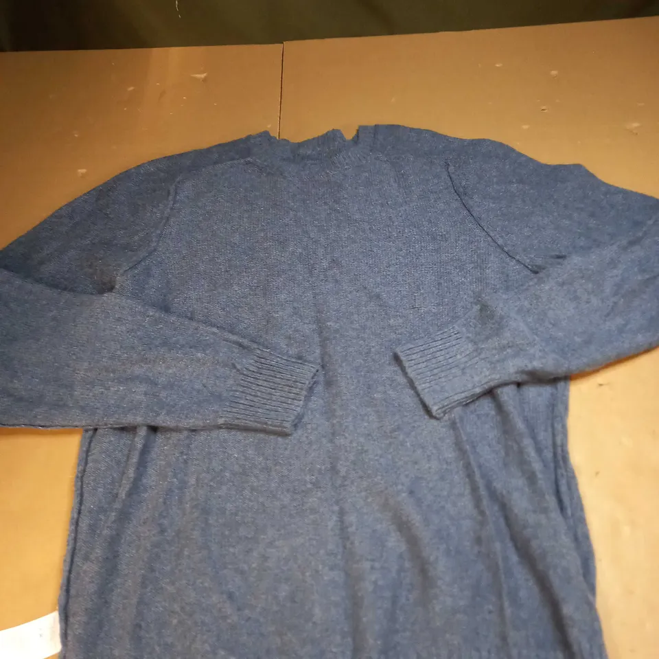 DRESSMANN SWEATER COTTON WOOL CREW SIZE M