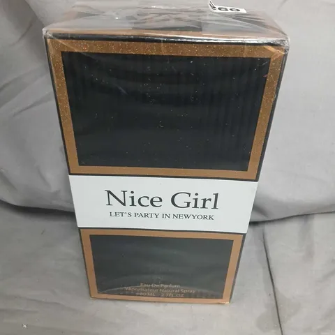 BOXED AND SEALED NICE GIRL LET'S PARTY IN NEW YORK EAU DE PARFUM 80ML