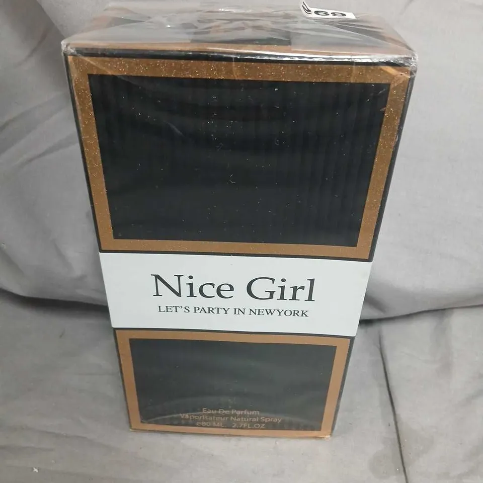 BOXED AND SEALED NICE GIRL LET'S PARTY IN NEW YORK EAU DE PARFUM 80ML