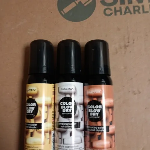 BOX OF APPROXIMATELY 20 ASSORTED MATRIX BLOW DRY TEMP COLOUR 